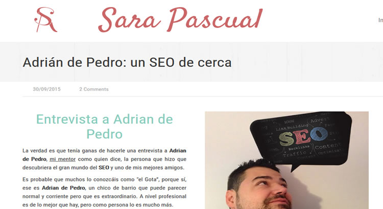 Un rato agradable de SEO